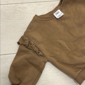 Zara 6-9m  Brown Sweater